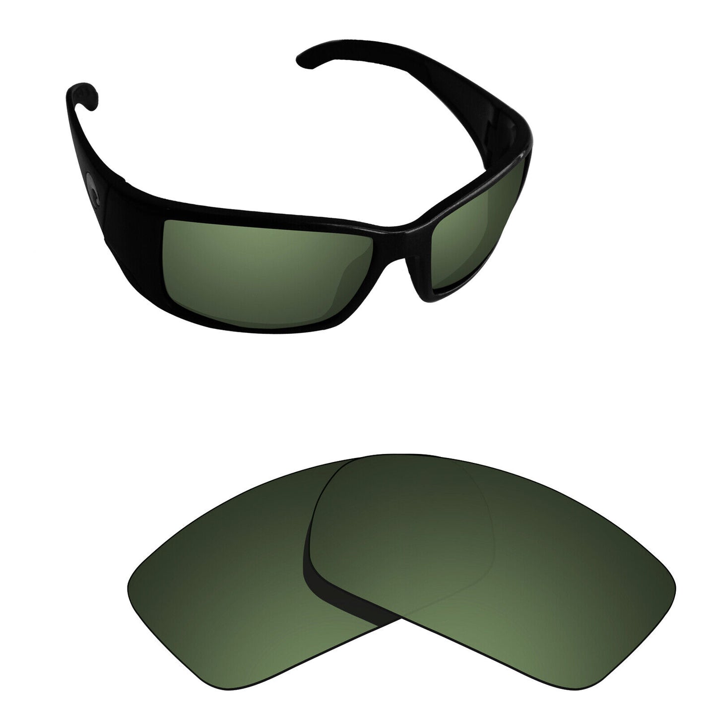 Hawkry Polarized Replacement Lenses for-Costa Blackfin Sunglass - Multiple