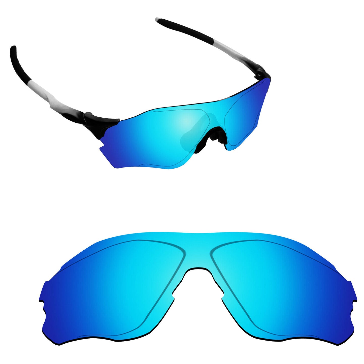 Hawkry Polarized Replacement Lenses for-Oakley EVZero Path OO9313- Options