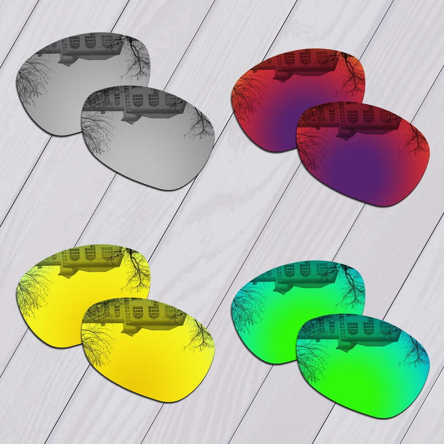 POLARIZED Replacement Lenses For-Oakley Crosshair 2012 Sunglasses Anti-Scratch