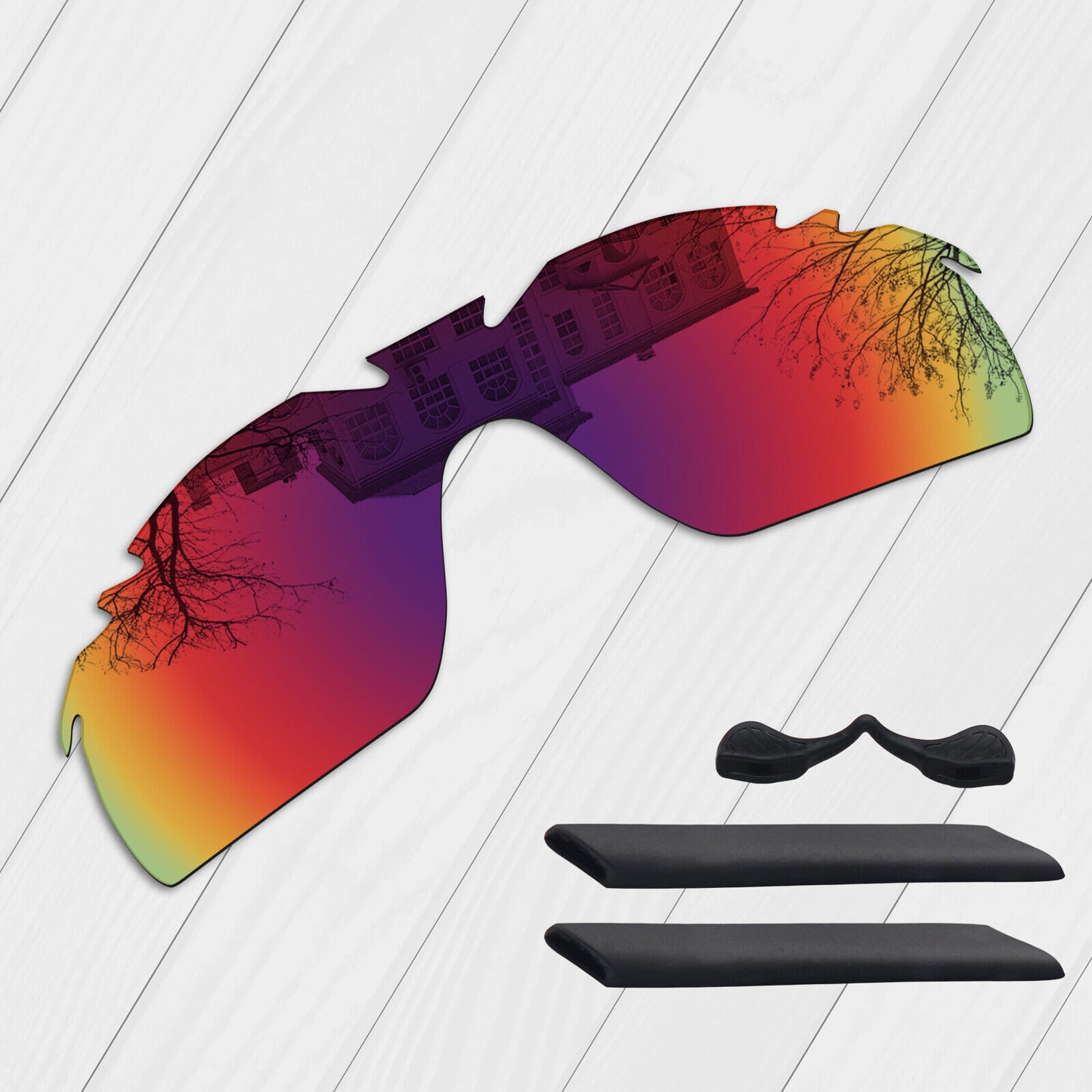 POLARIZED Replacement Lens&Kit For-Oakley Radarlock XL Vented OO9196 Options