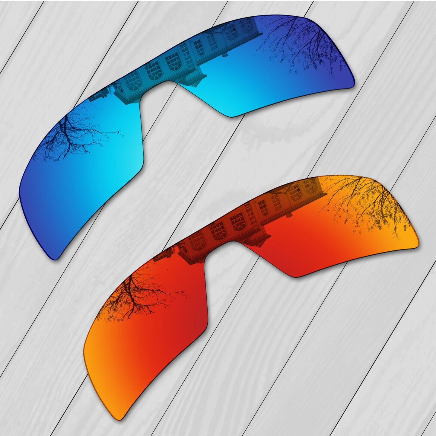 POLARIZED Replacement Lenses For-Oakley Oil Rig Sunglasses Anti-Scratch