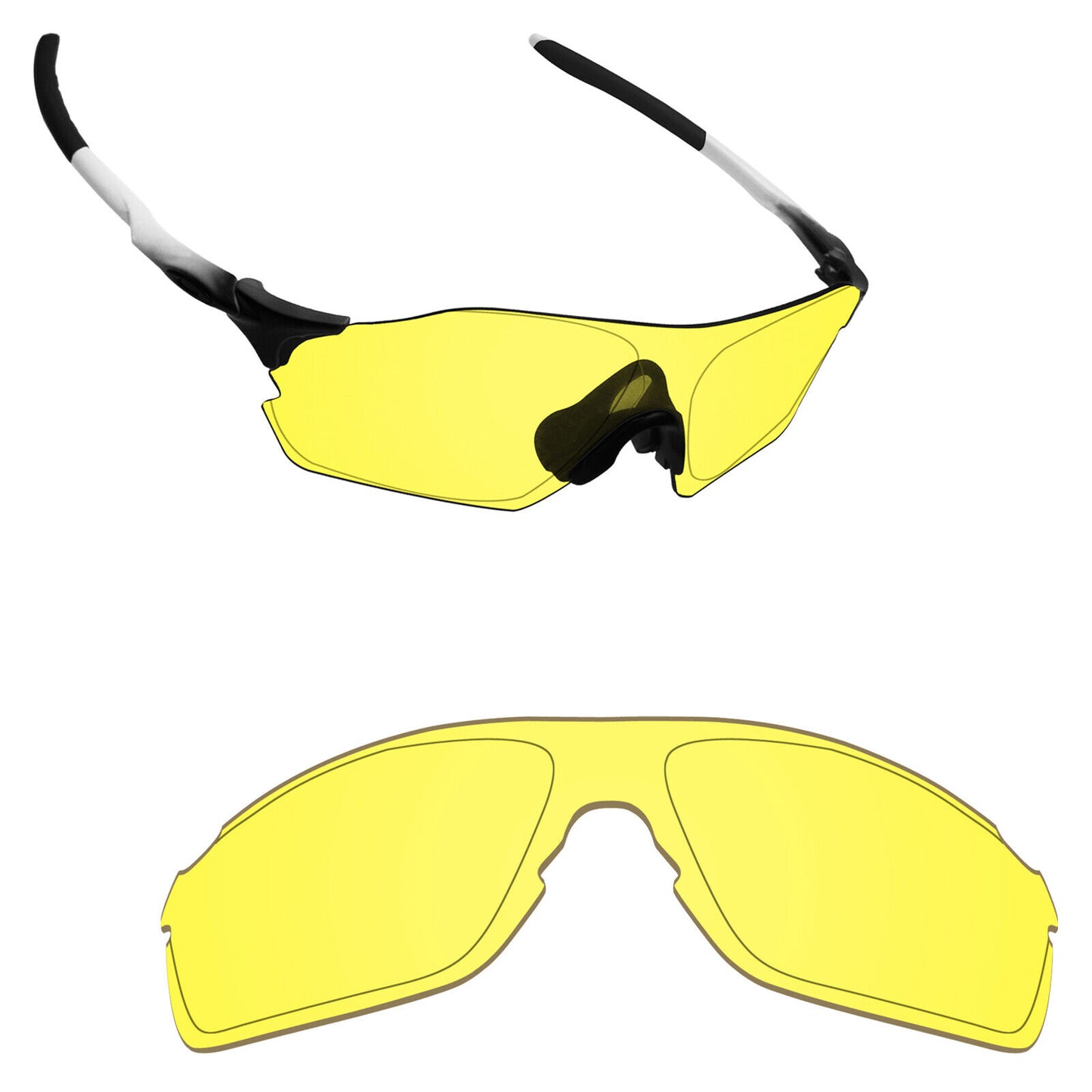Hawkry Polarized Replacement Lenses for-Oakley EVZero Pitch OO9383 - Multiple