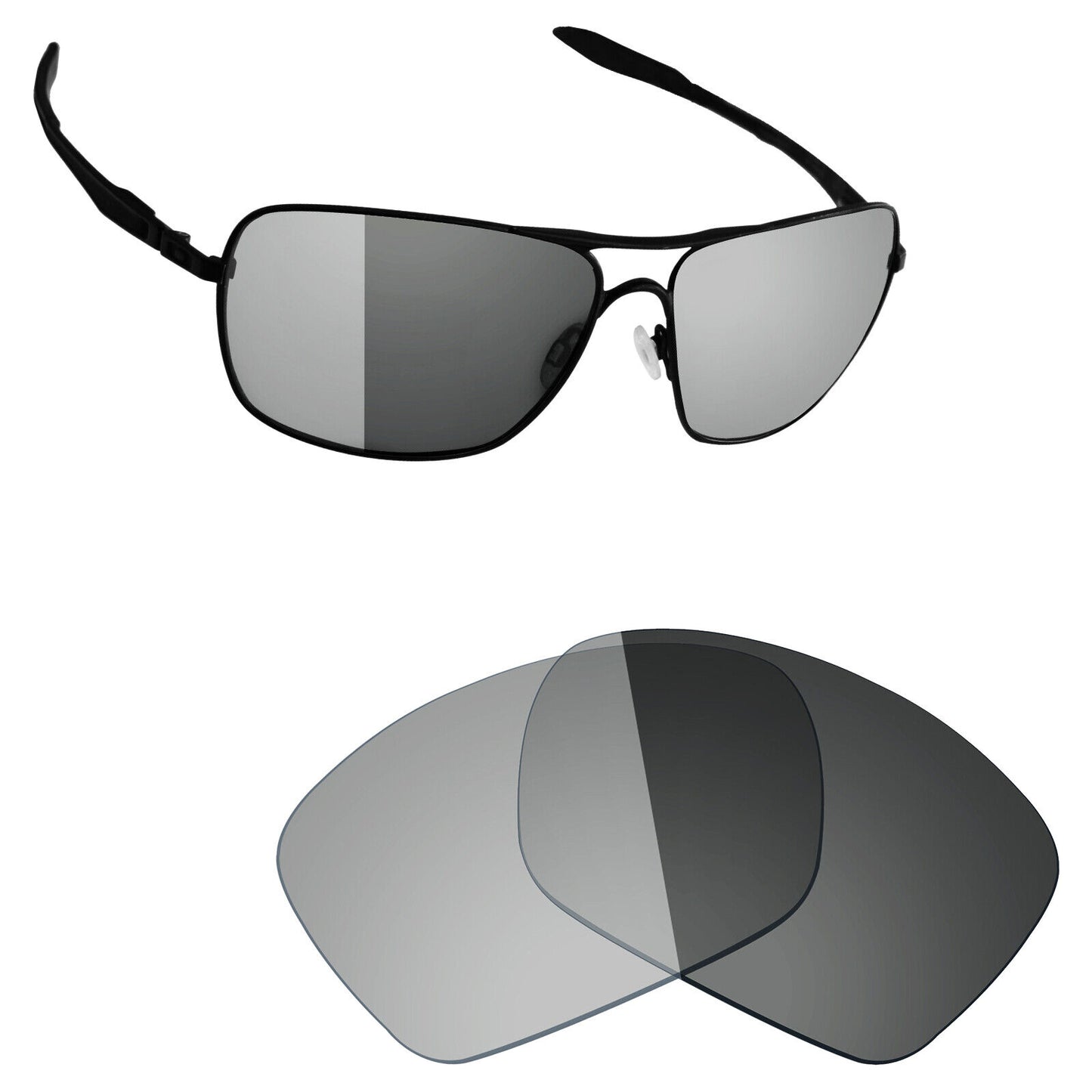Hawkry Polarized Replacement Lens for-Oakley Plaintiff Squared OO4063 - Multiple