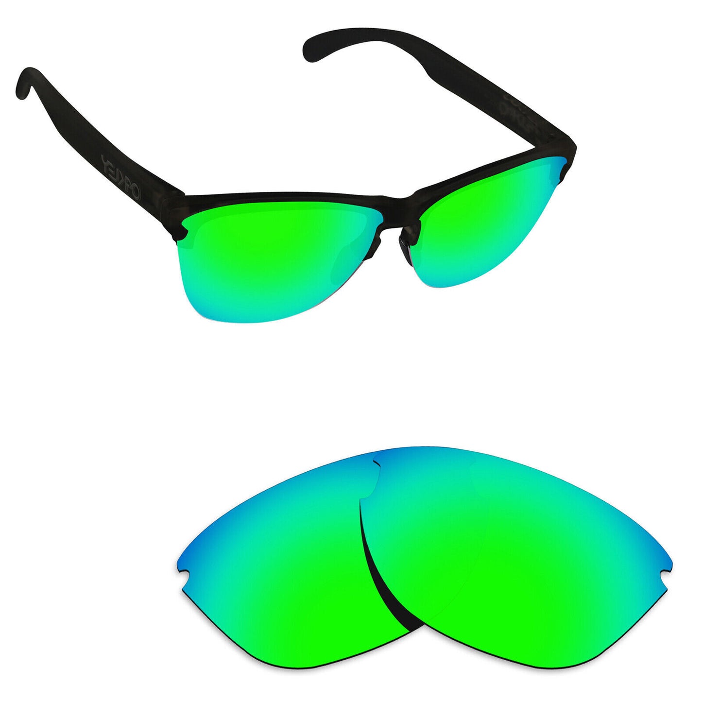 Hawkry Polarized Replacement Lens for-Oakley Frogskins Lite OO9374 - Multiple