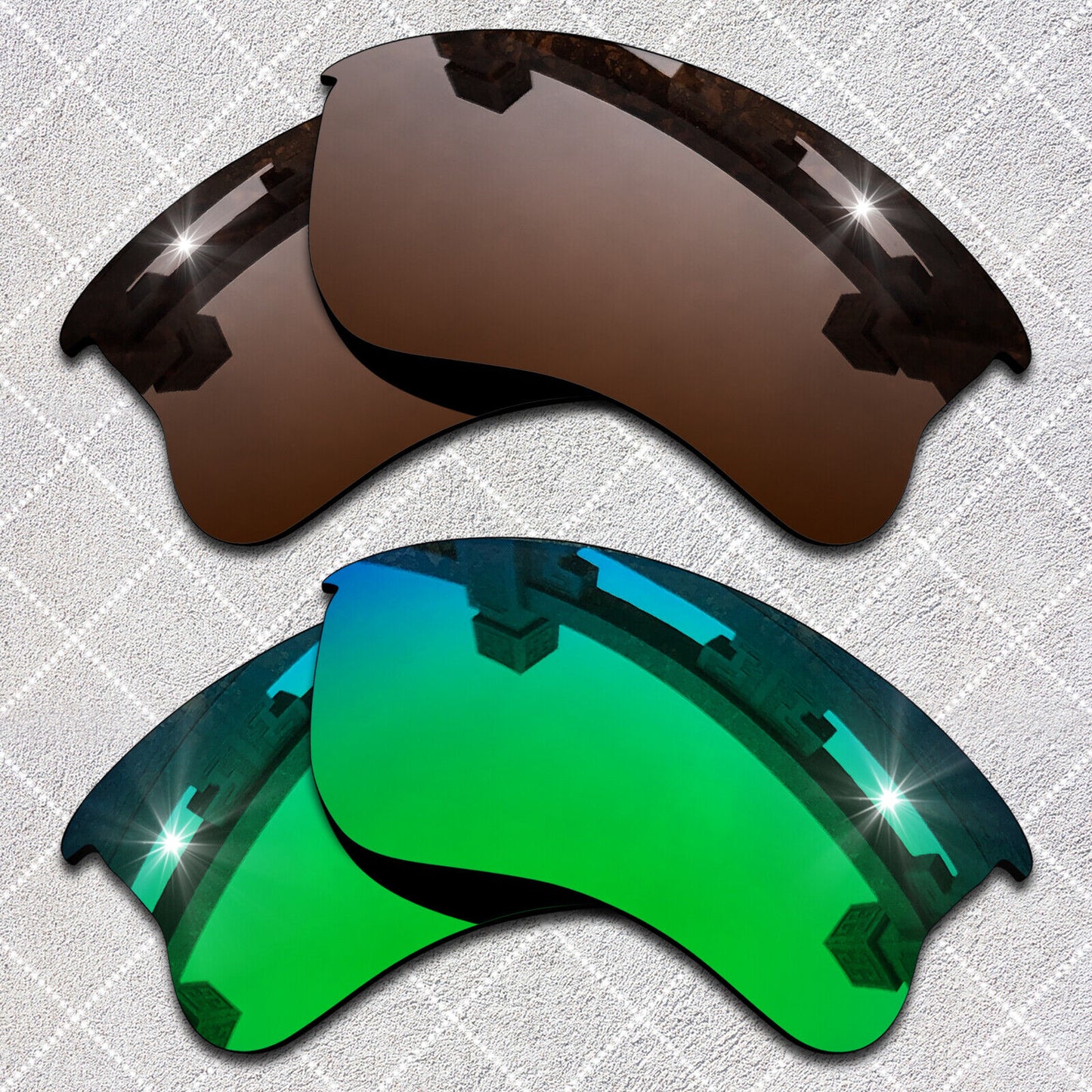 HeyRay Replacement Lenses for Flak Jacket XLJ Sunglasses Polarized -Opt