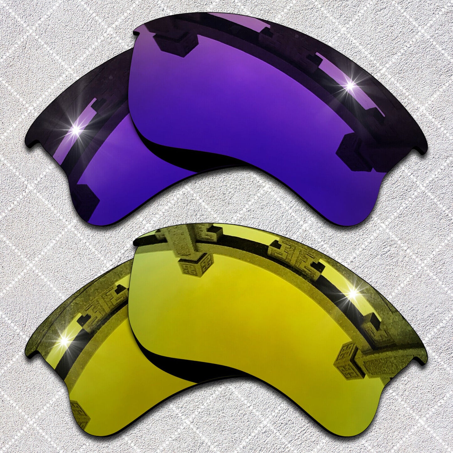 HeyRay Replacement Lenses for Flak Jacket XLJ Sunglasses Polarized -Opt