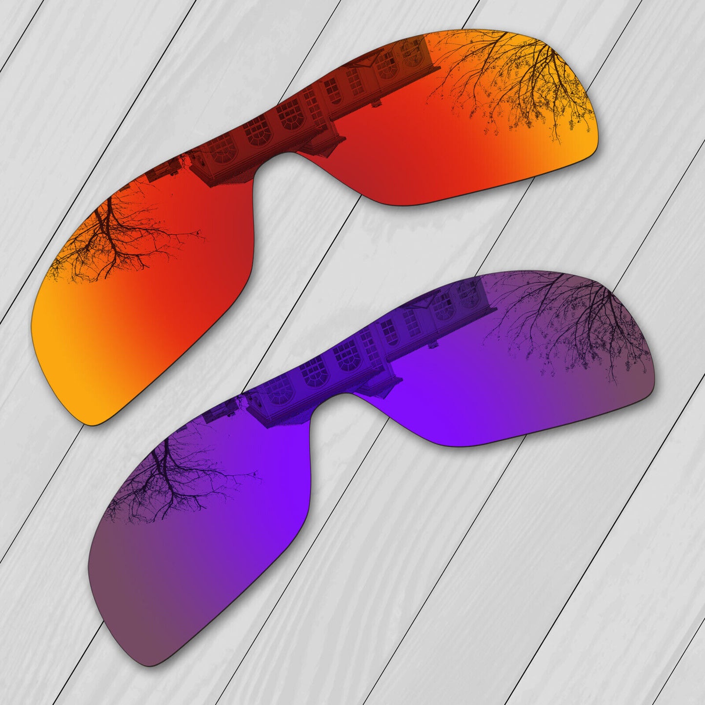POLARIZED Replacement Lenses For-Oakley Oil Rig Sunglasses Anti-Scratch