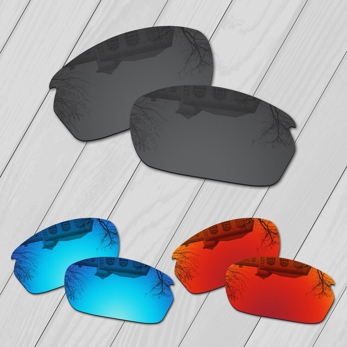 POLARIZED Replacement Lot Lenses For-Oakley Commit SQ OO9086 Anti-Scratch