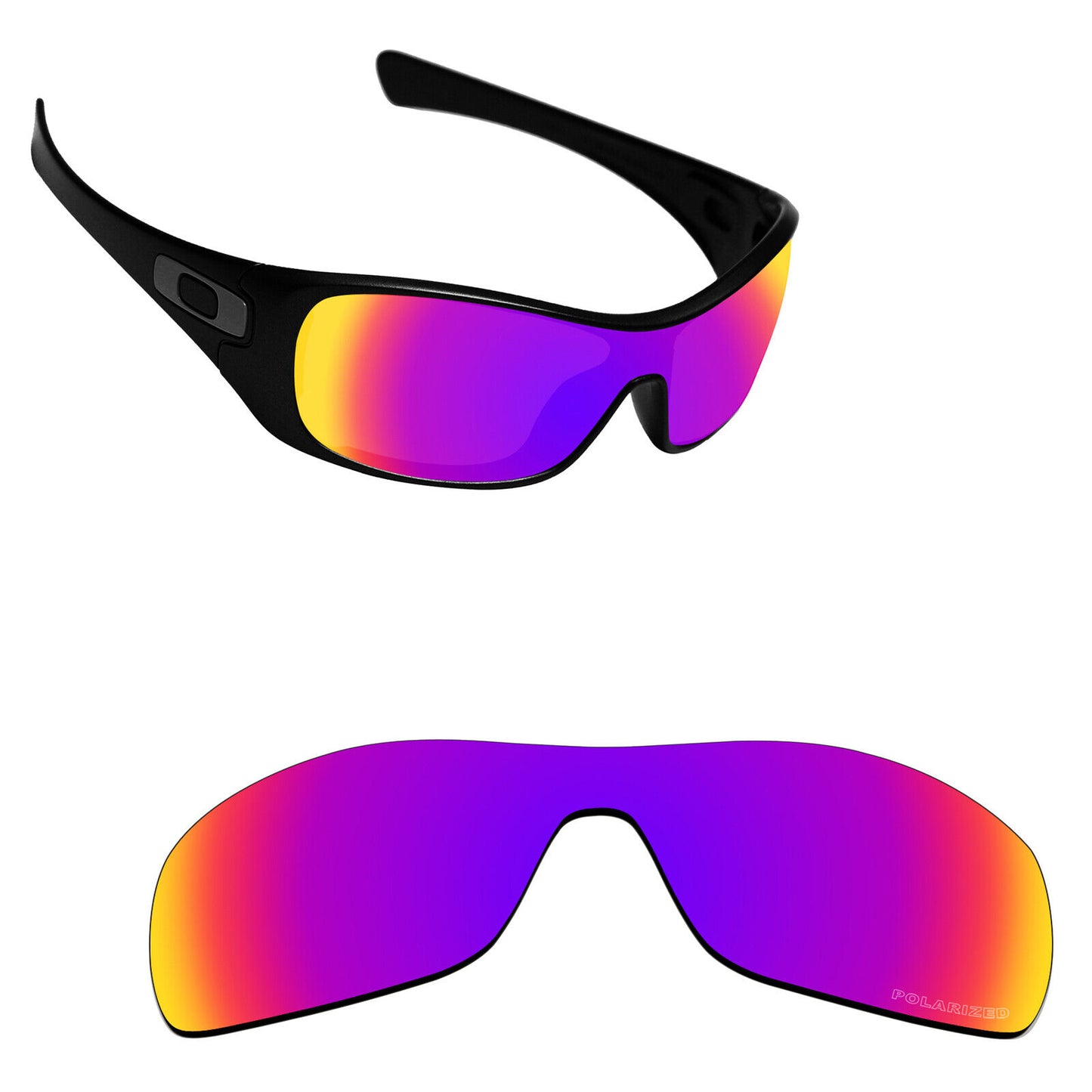 Hawkry Polarized Replacement Lenses for-Oakley Antix Sunglass - Options