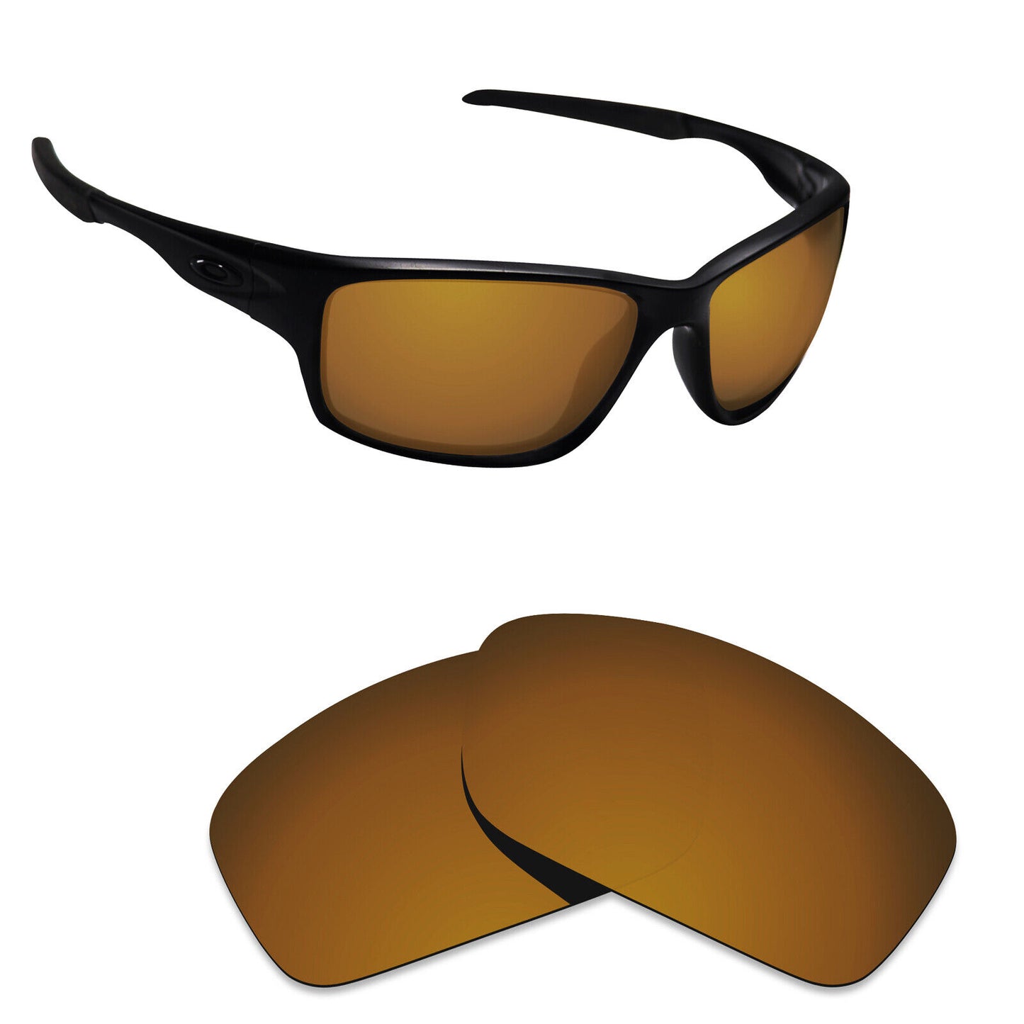 Hawkry Polarized Replacement Lenses for-Oakley Canteen 2014 Sunglass-Multiple