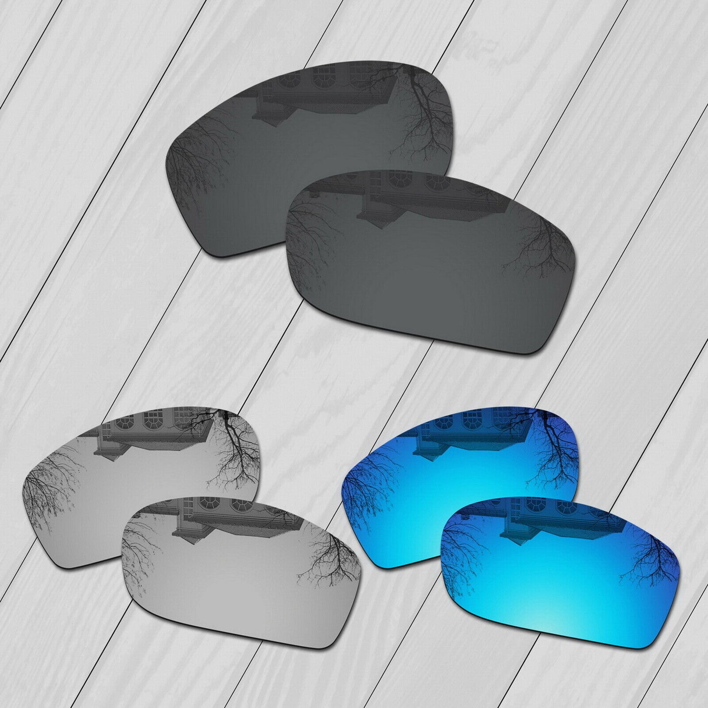 POLARIZED Replacement Lens&NosePad For-Oakley Valve New 2014 OO9236 Anti-Scratch