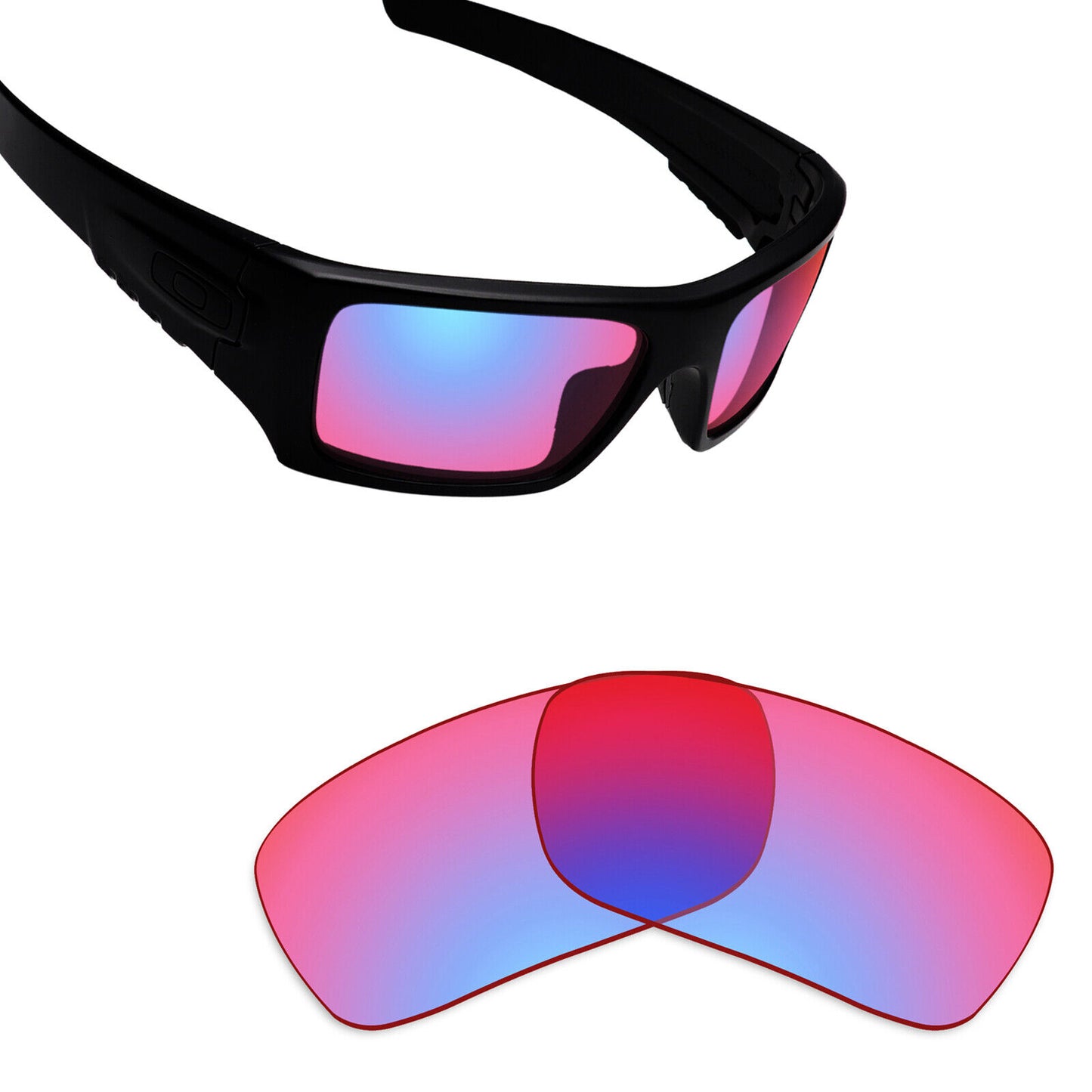 Hawkry Polarized Replacement Lenses for-Oakley SI Industrial Det Cord OO9253 Opt