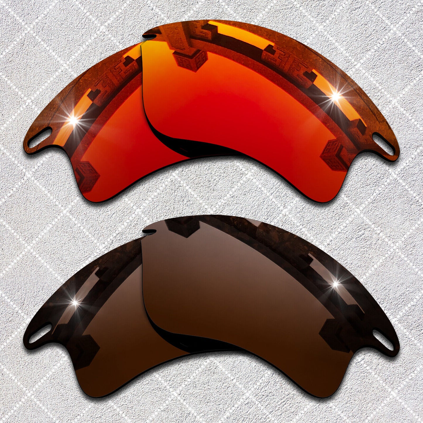 HeyRay Replacement Lenses for Fast Jacket XL OO9156 Sunglasses Polarized-Options