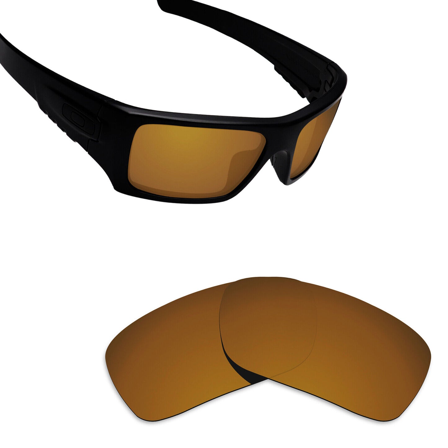 Hawkry Polarized Replacement Lenses for-Oakley SI Industrial Det Cord OO9253 Opt