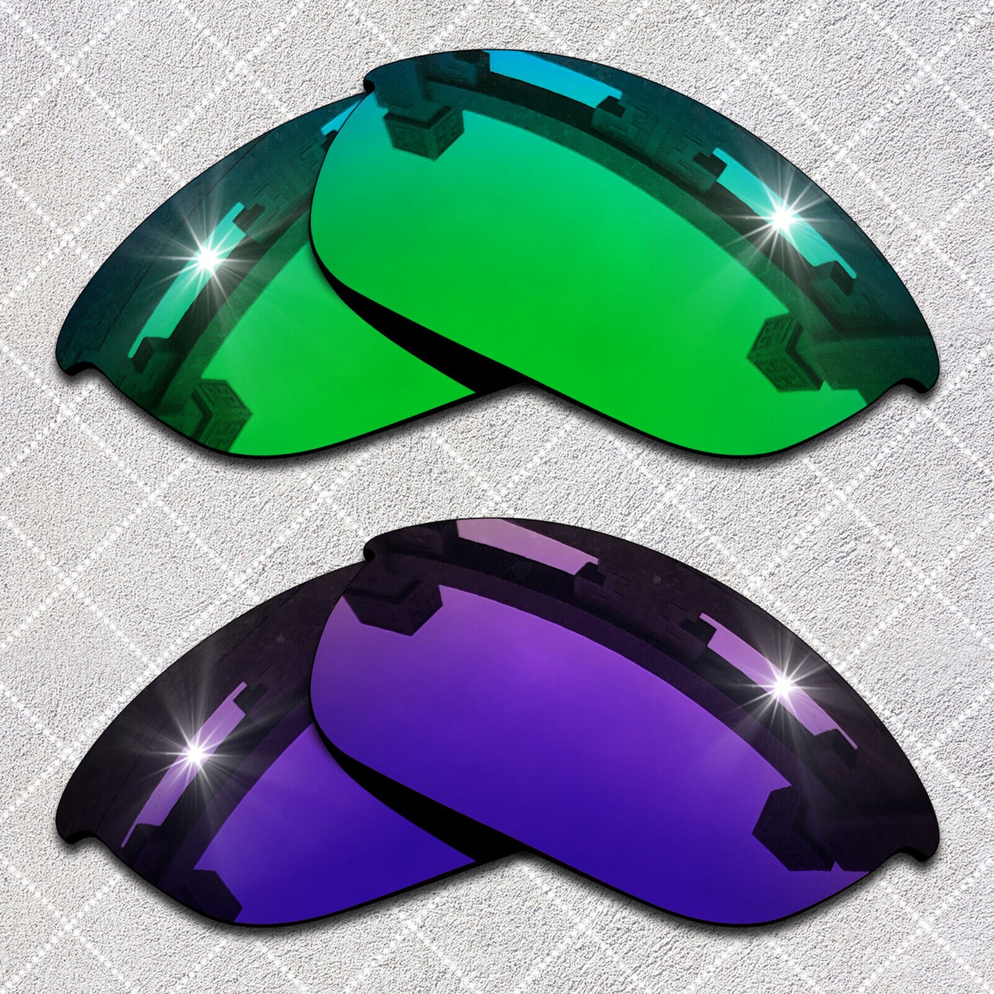HeyRay Replacement Lenses for Half Jacket Sunglasses Polarized - Options