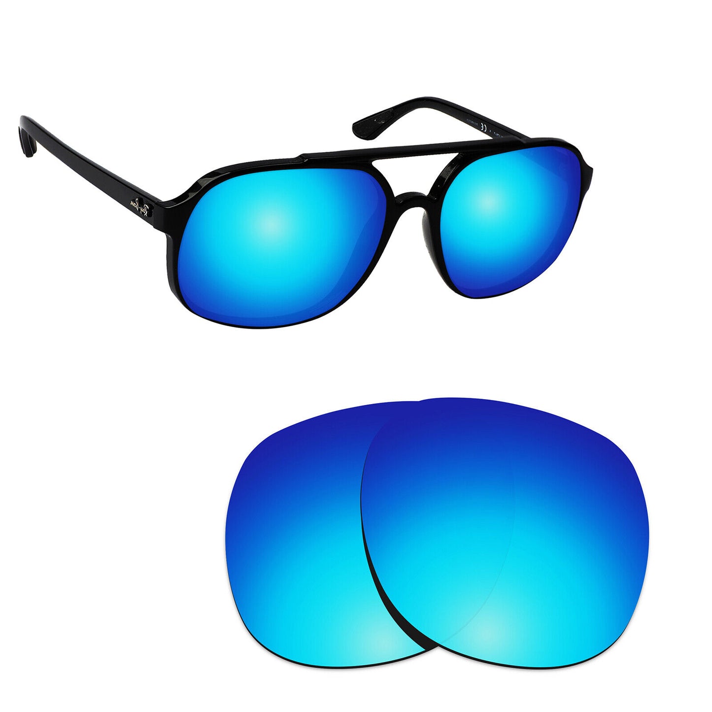 Hawkry Polarized Replacement Lenses for - RayBan-RB4312-57 Sunglass - Multiple