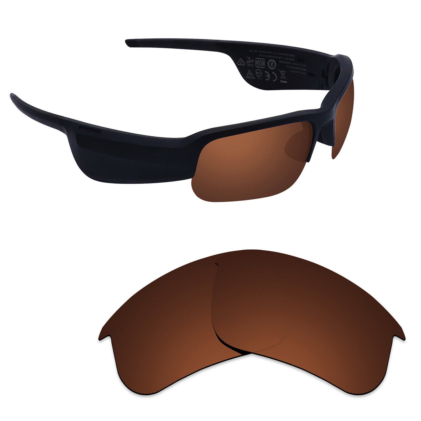 Hawkry Polarized Replacement Lenses for-BOSE Tempo Sunglass - Options