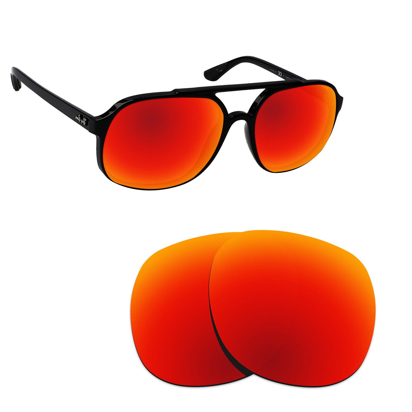 Hawkry Polarized Replacement Lenses for - RayBan-RB4312-57 Sunglass - Multiple