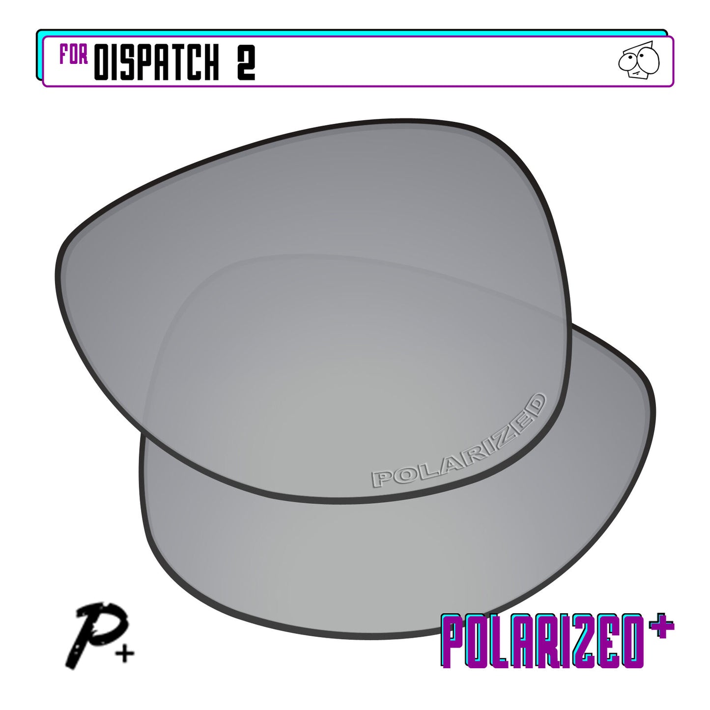POLARIZED+ Replacement Lens For-Oakley Dispatch 2 Sunglass Anti-Scratch