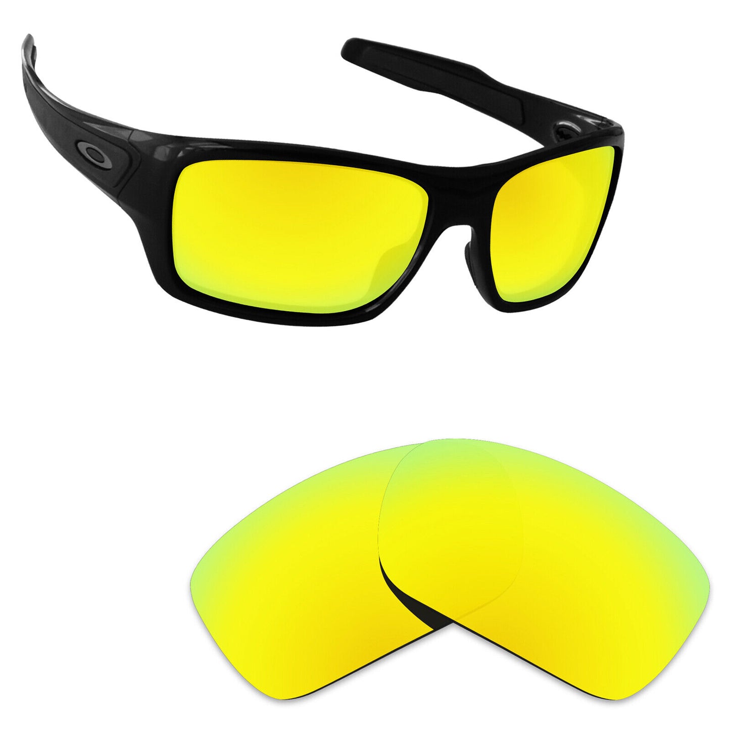 Hawkry Polarized Replacement Lens for-Oakley Turbine OO9263 Sunglass - Multiple