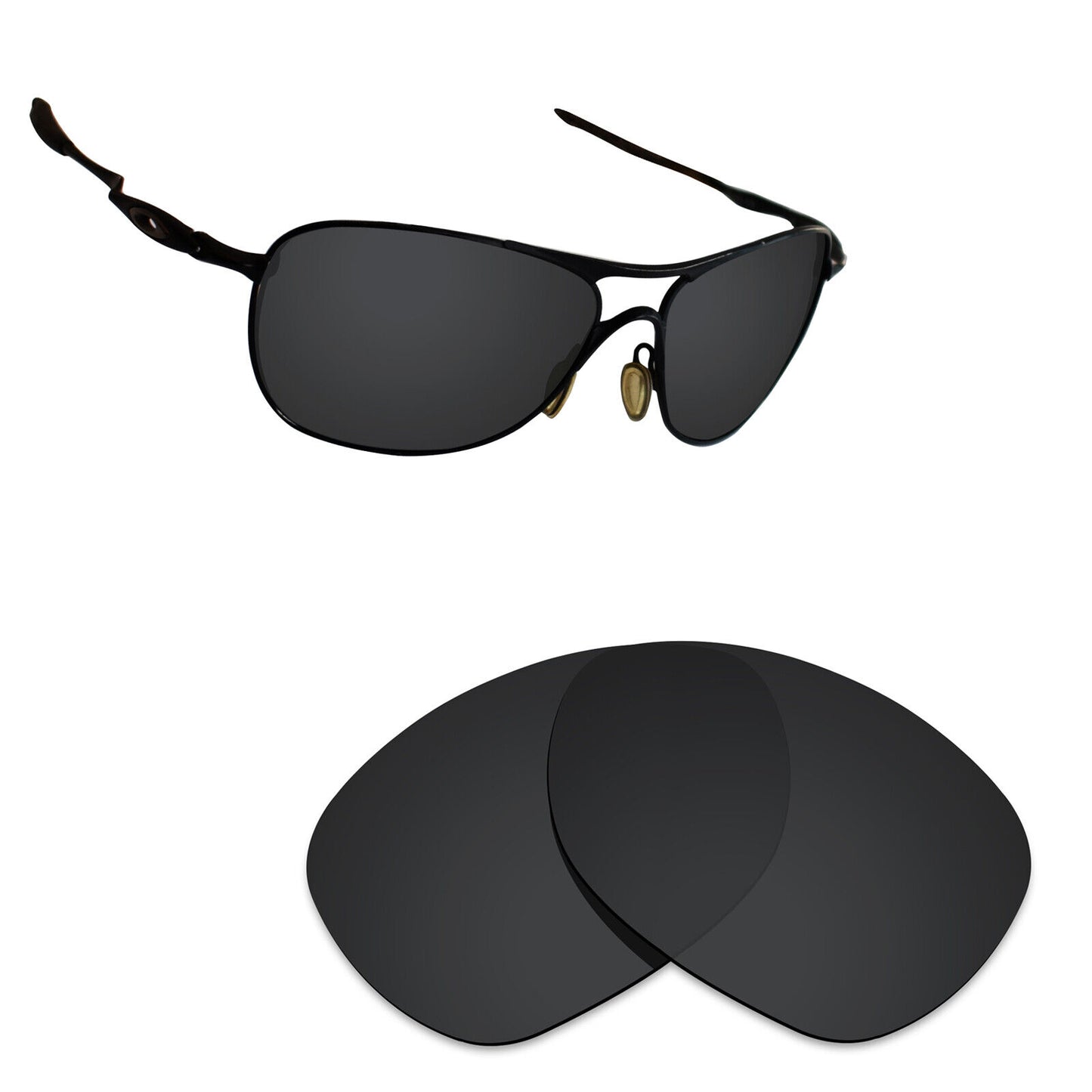 Hawkry Polarized Replacement Lens for-Oakley Crosshair New 2012 Sunglass