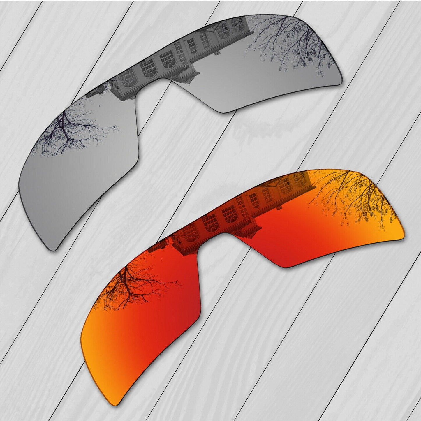 POLARIZED Replacement Lenses For-Oakley Oil Rig Sunglasses Anti-Scratch