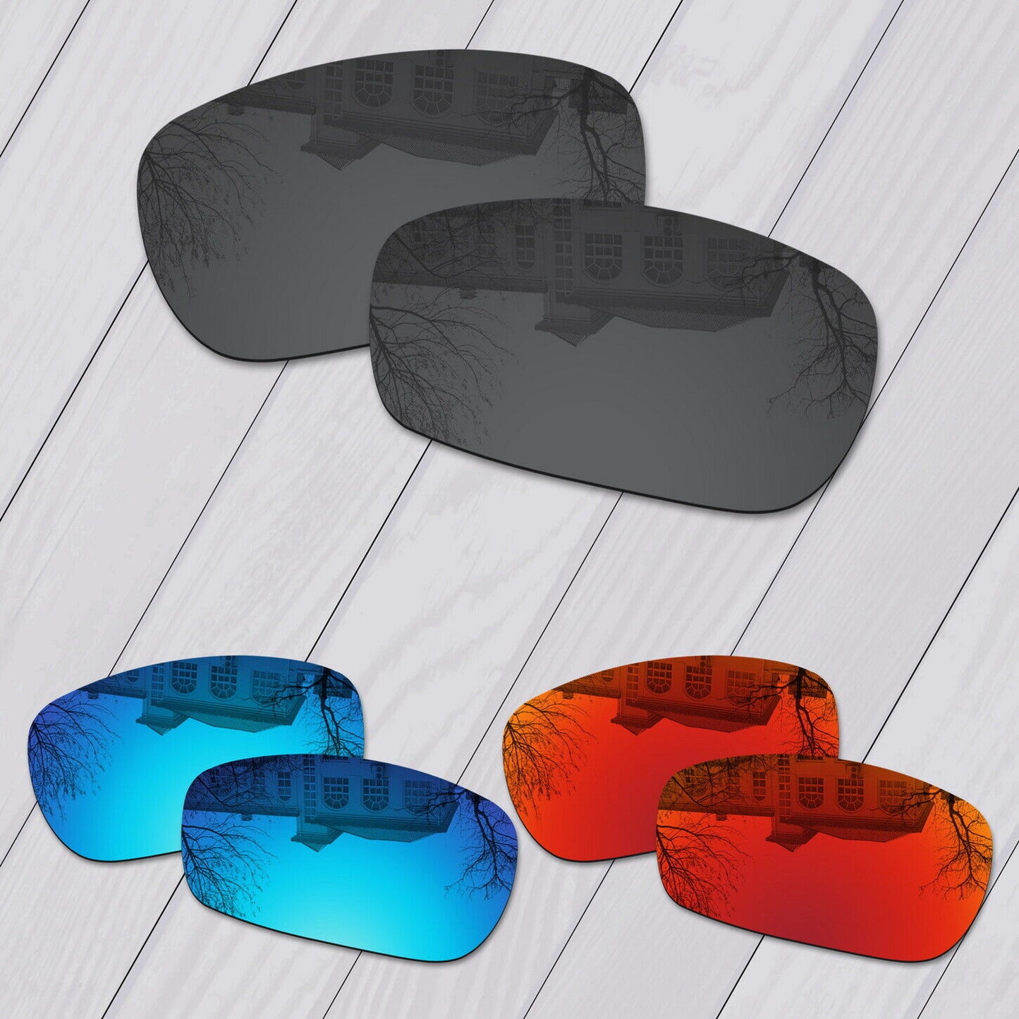 POLARIZED Replacement Lens&Kit For-Oakley Crosshair 2.0 OO4044 Anti-Scratch