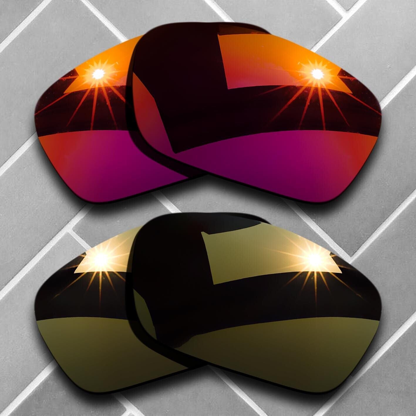 Polarized Replacement lenses for-Oakley Fuel Cell OO9096 Anti-Scratch Choices US