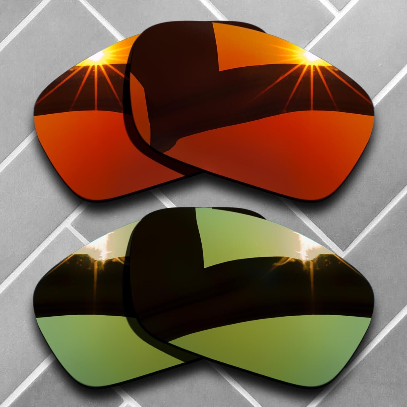 Polarized Replacement lenses for-Oakley Fuel Cell OO9096 Anti-Scratch Choices US
