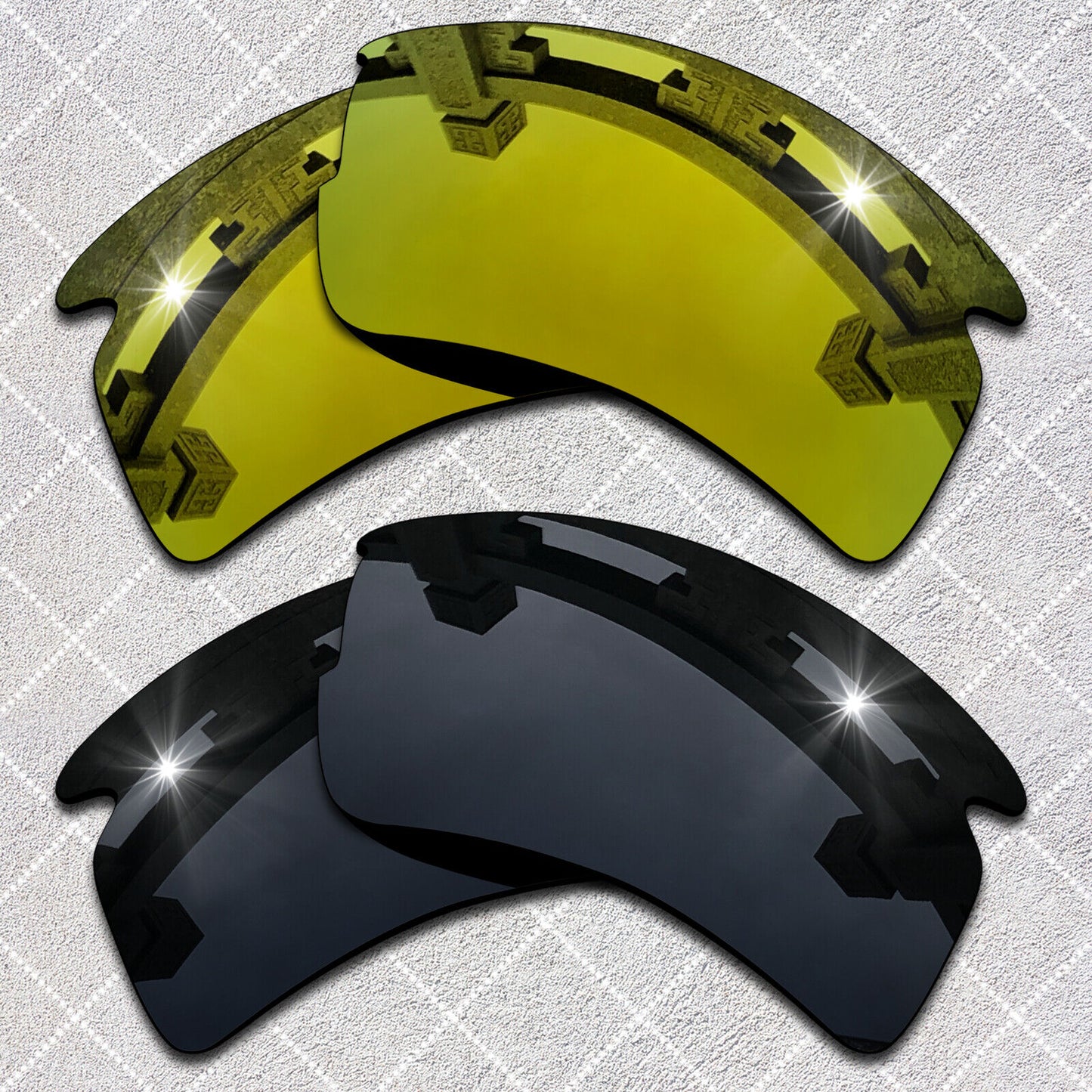HeyRay Replacement Lenses for Flak 2.0 XL OO9188 Sunglasses Polarized - Options