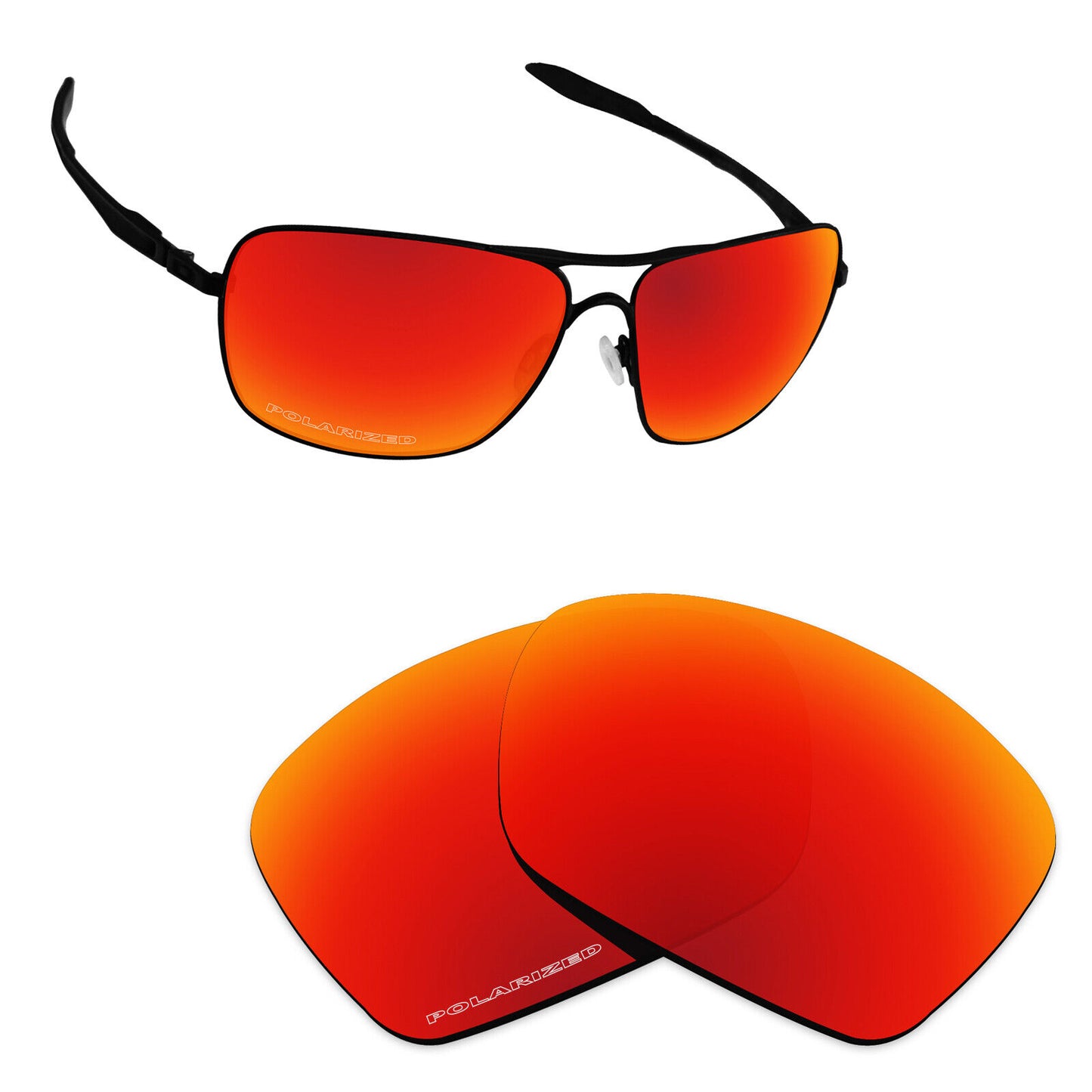 Hawkry Polarized Replacement Lens for-Oakley Plaintiff Squared OO4063 - Multiple