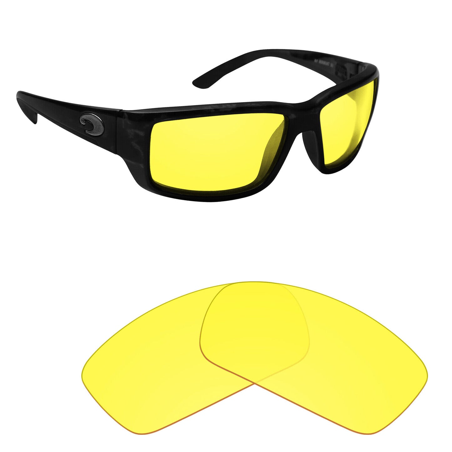 Hawkry Polarized Replacement Lenses for-Costa Fantail Sunglass - Multiple