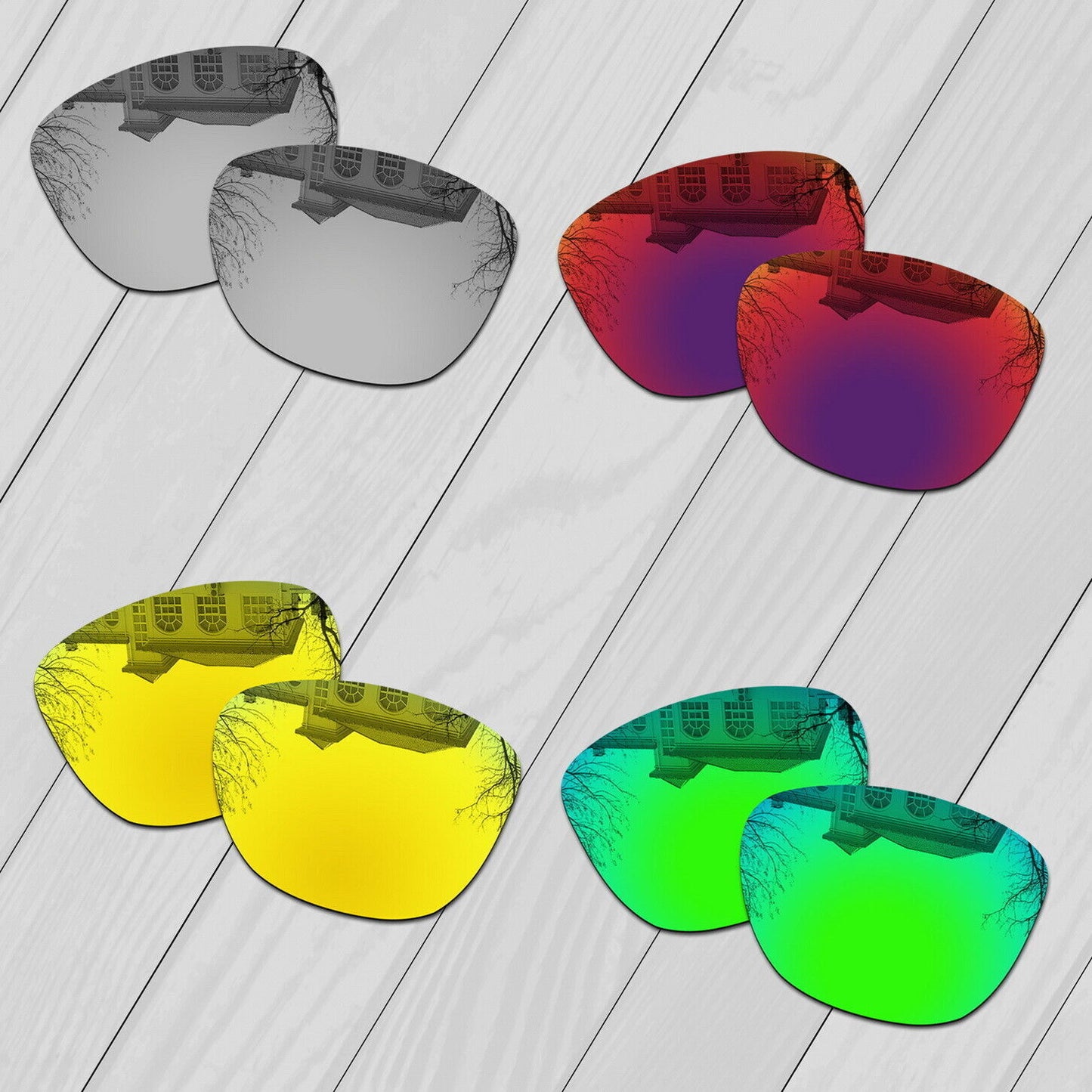 POLARIZED Replacement Lenses For-Oakley Frogskins Range Sunglasses Anti-Scratch