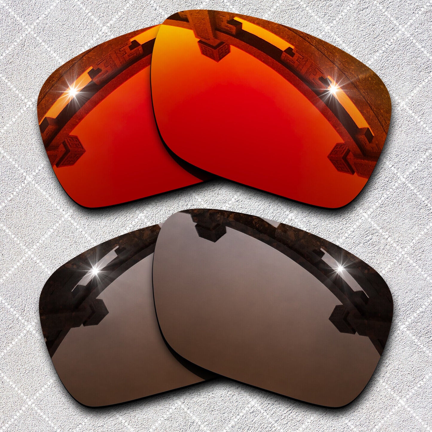 HeyRay Replacement Lenses for Sliver XL OO9341 Sunglasses Polarized -Opt