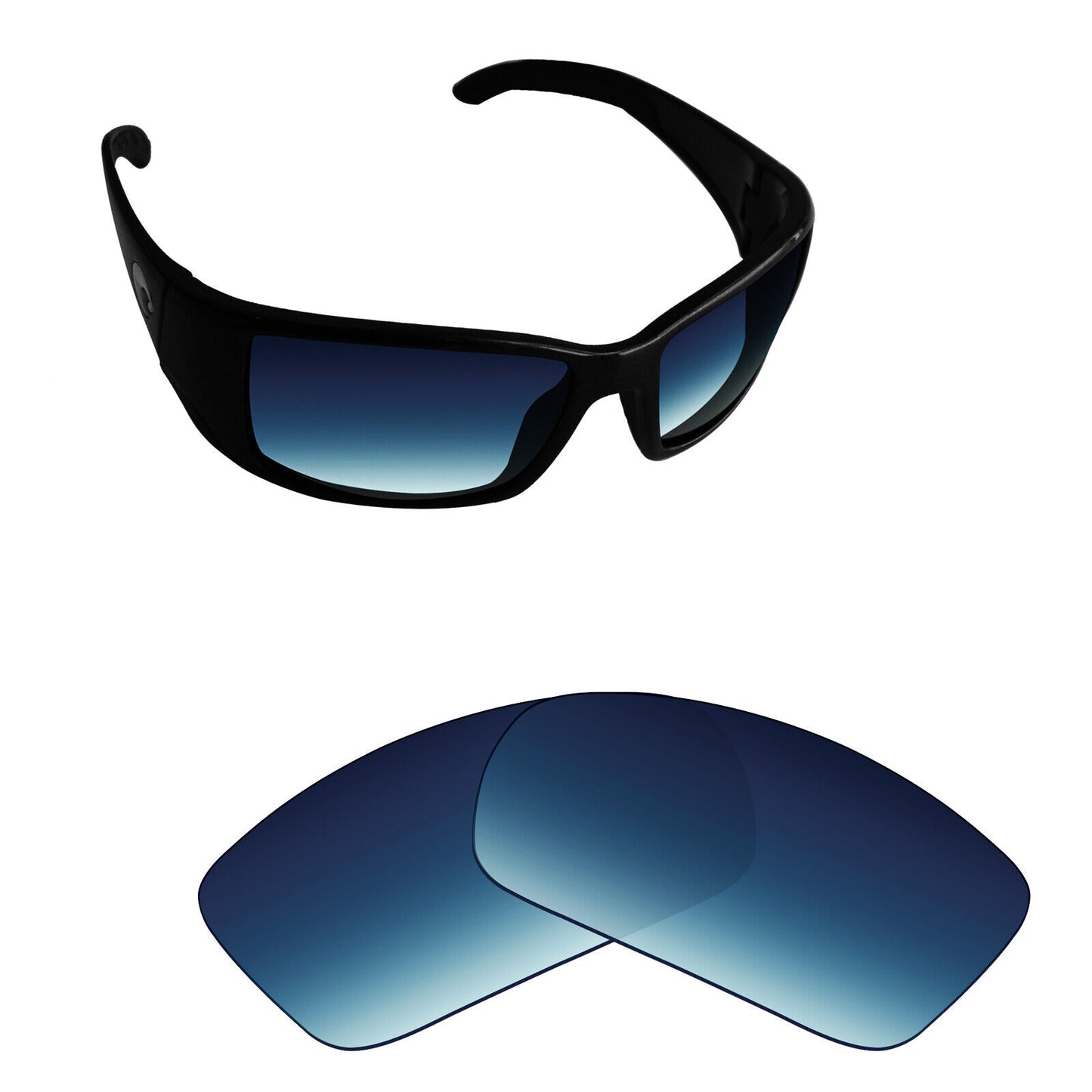 Hawkry Polarized Replacement Lenses for-Costa Blackfin Sunglass - Options