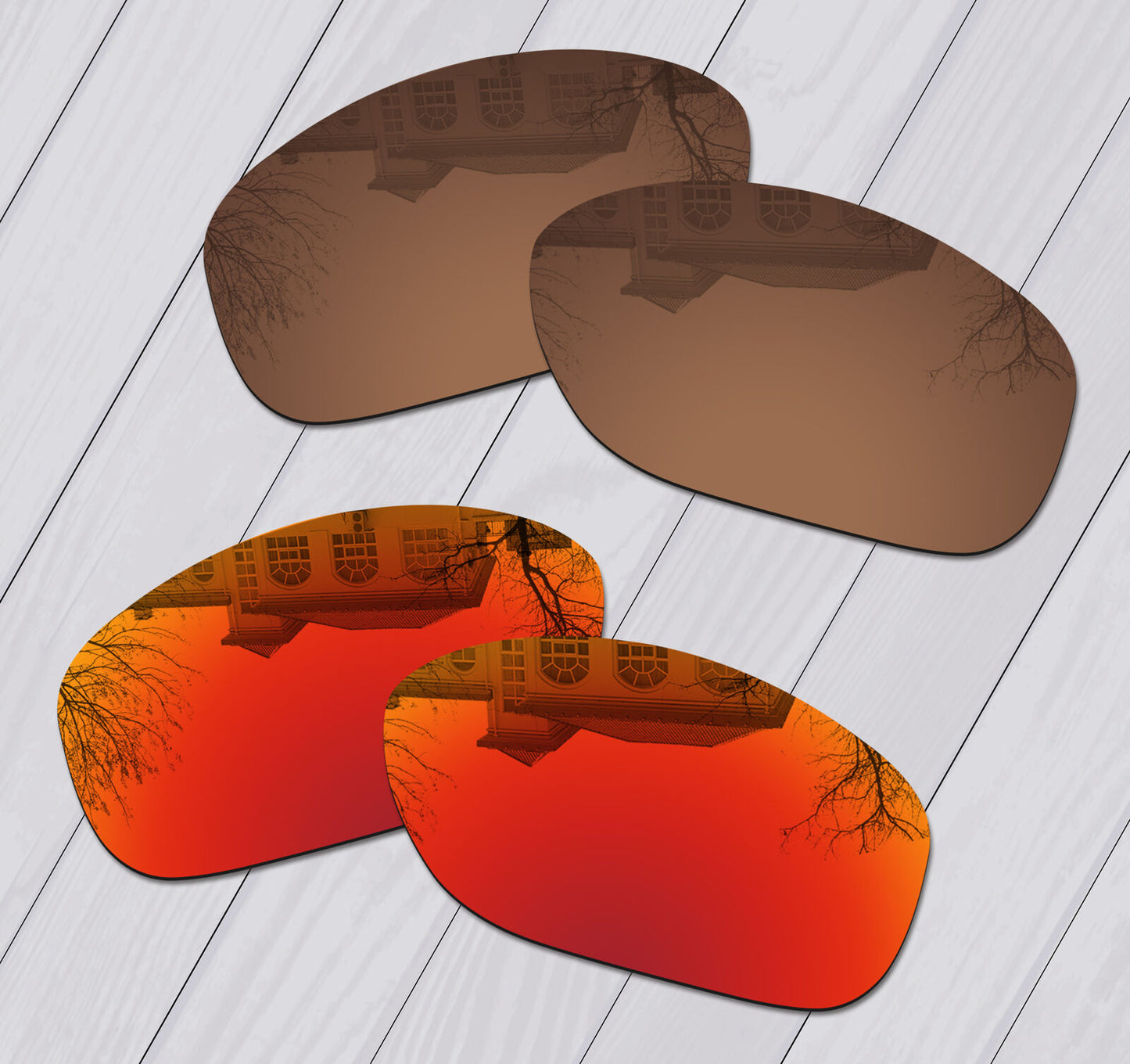 POLARIZED Replacement Lot Lenses For-Oakley Pit Bull OO9127 Anti-Scratch