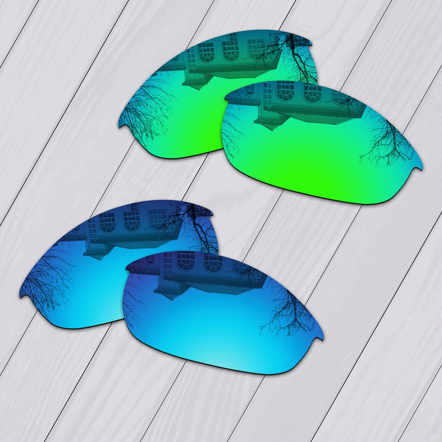 POLARIZED Replacement Lenses For-Oakley Half Jacket Sunglasses Anti-Scratch