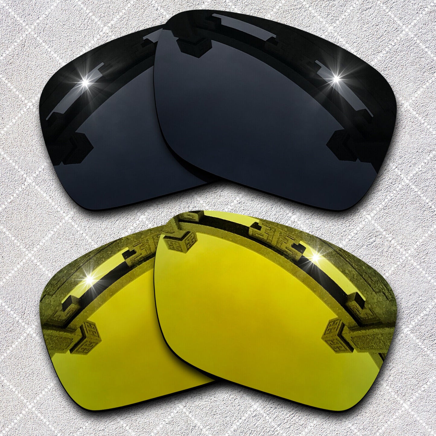 HeyRay Replacement Lenses for Sliver XL OO9341 Sunglasses Polarized -Opt