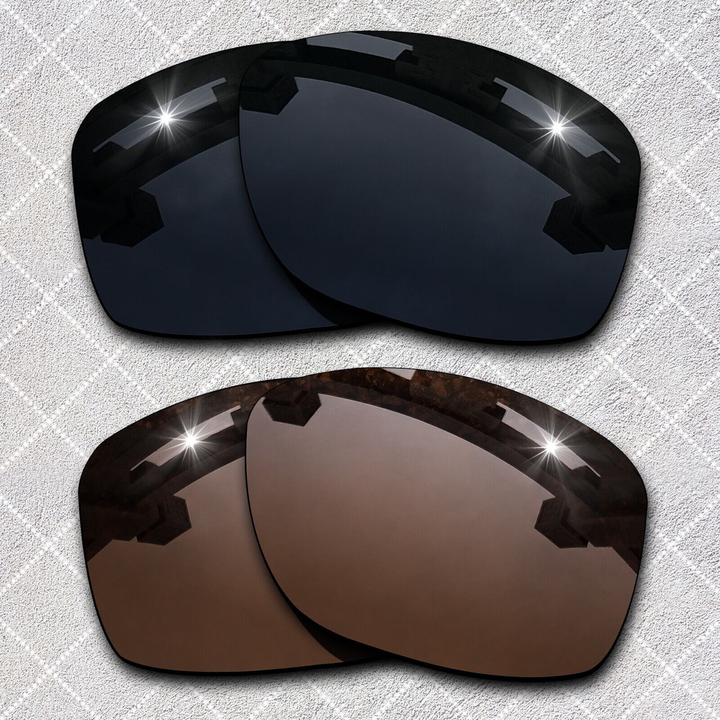 HeyRay Replacement Lenses for Pit Bull Asian Fit OO9161 Sunglasses Polarized-Opt