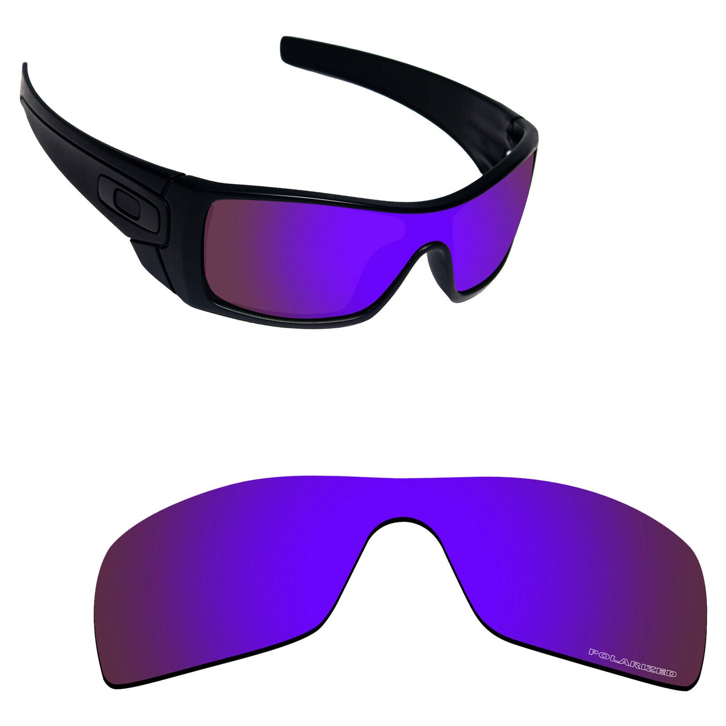 Hawkry Polarized Replacement Lenses for-Oakley Batwolf OO9101 Sunglass -Multiple