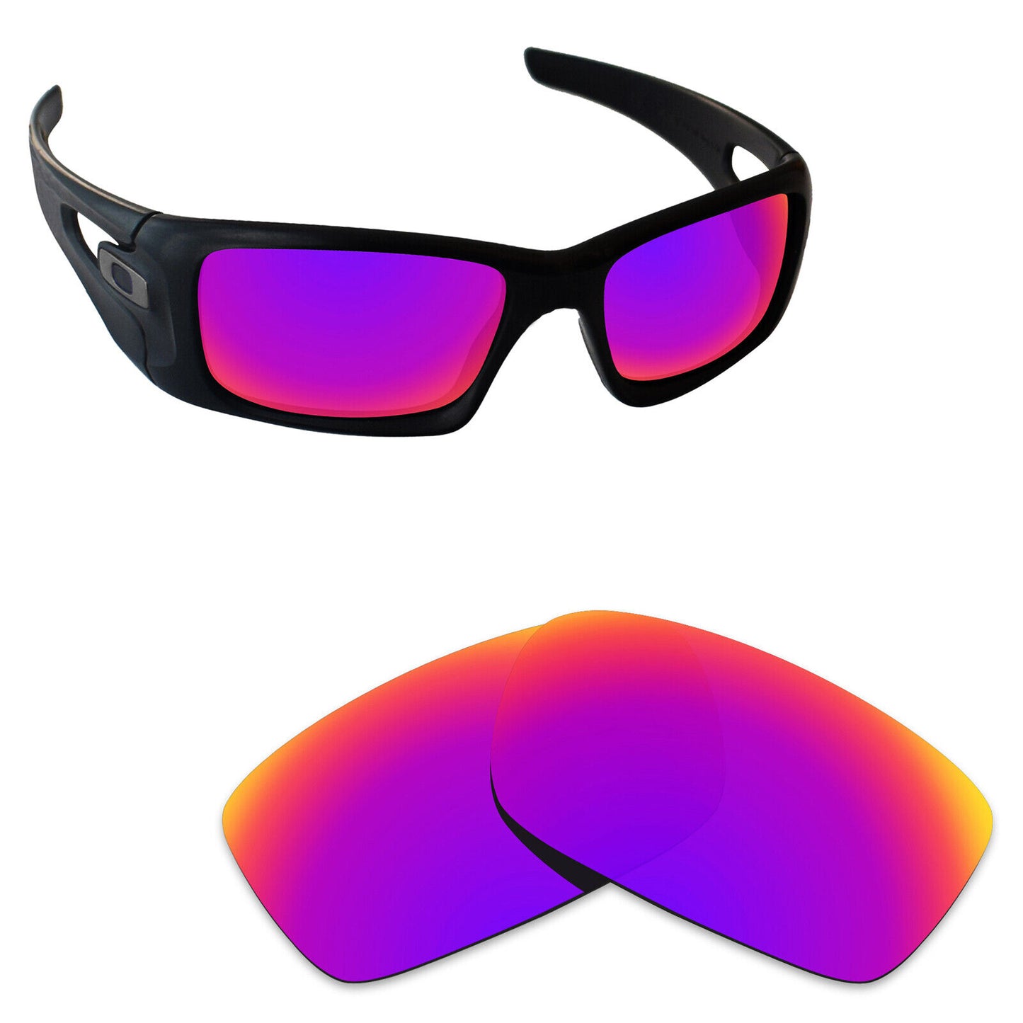 Hawkry Polarized Replacement Lenses for-Oakley Crankcase OO9165 - Mutiple