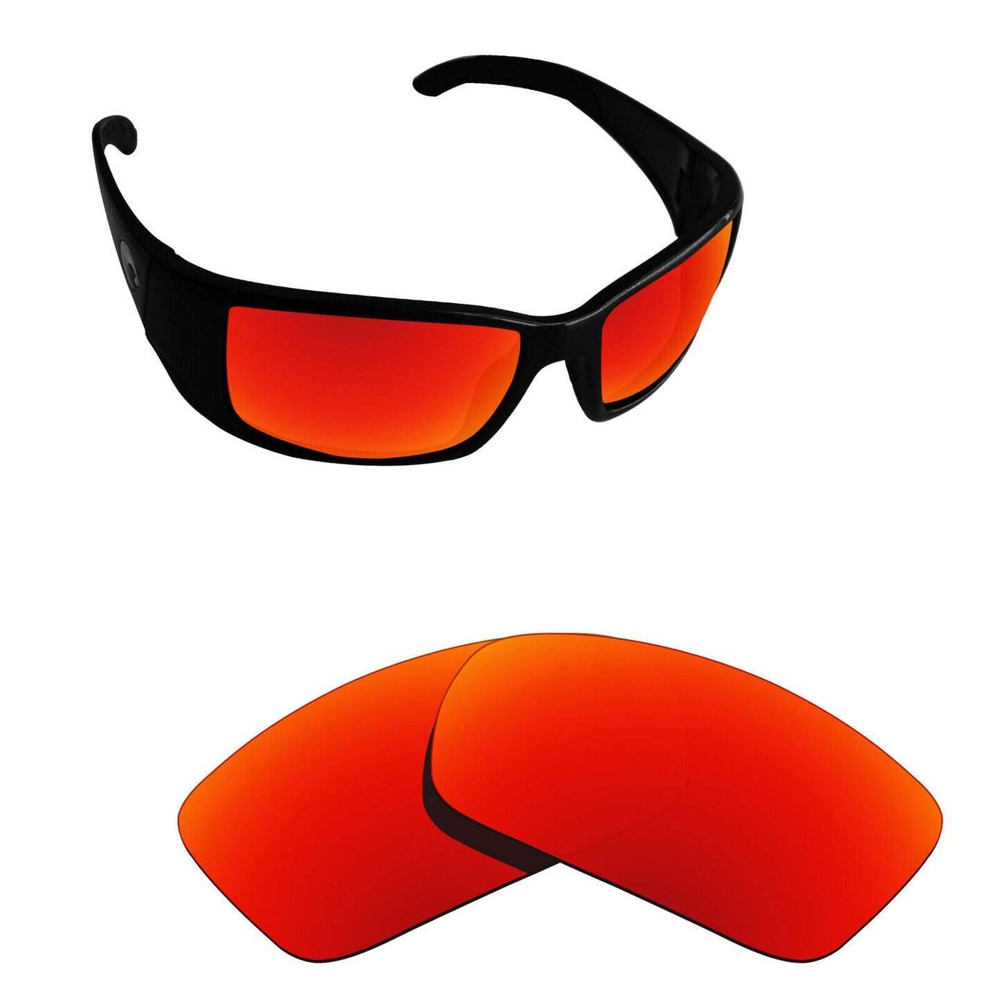 Hawkry Polarized Replacement Lenses for-Costa Blackfin Sunglass - Options