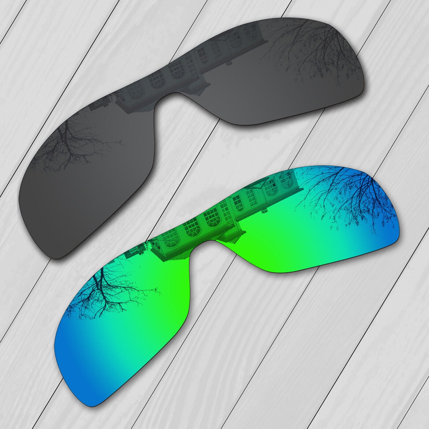 POLARIZED Replacement Lenses For-Oakley Oil Rig Sunglasses Anti-Scratch