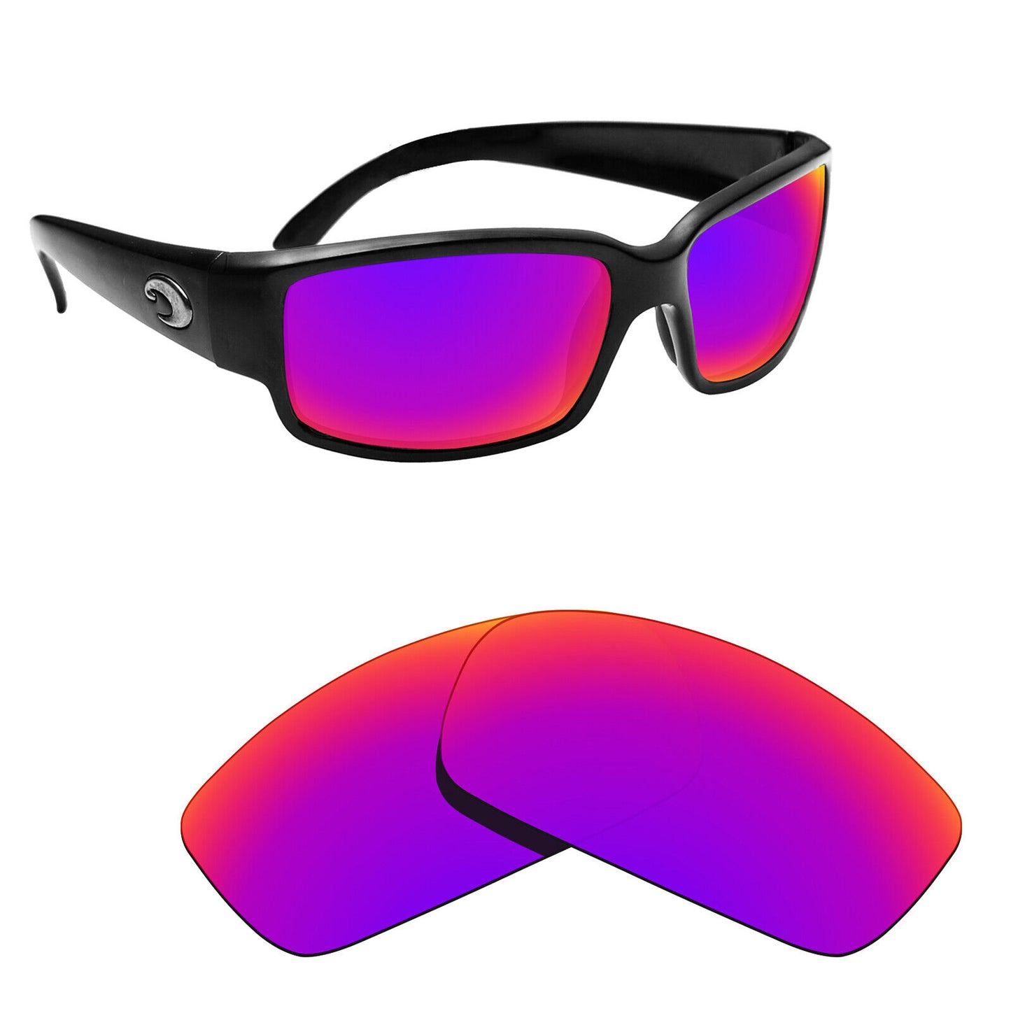 Hawkry Polarized Replacement Lenses for-Costa Caballito Sunglass - Multiple