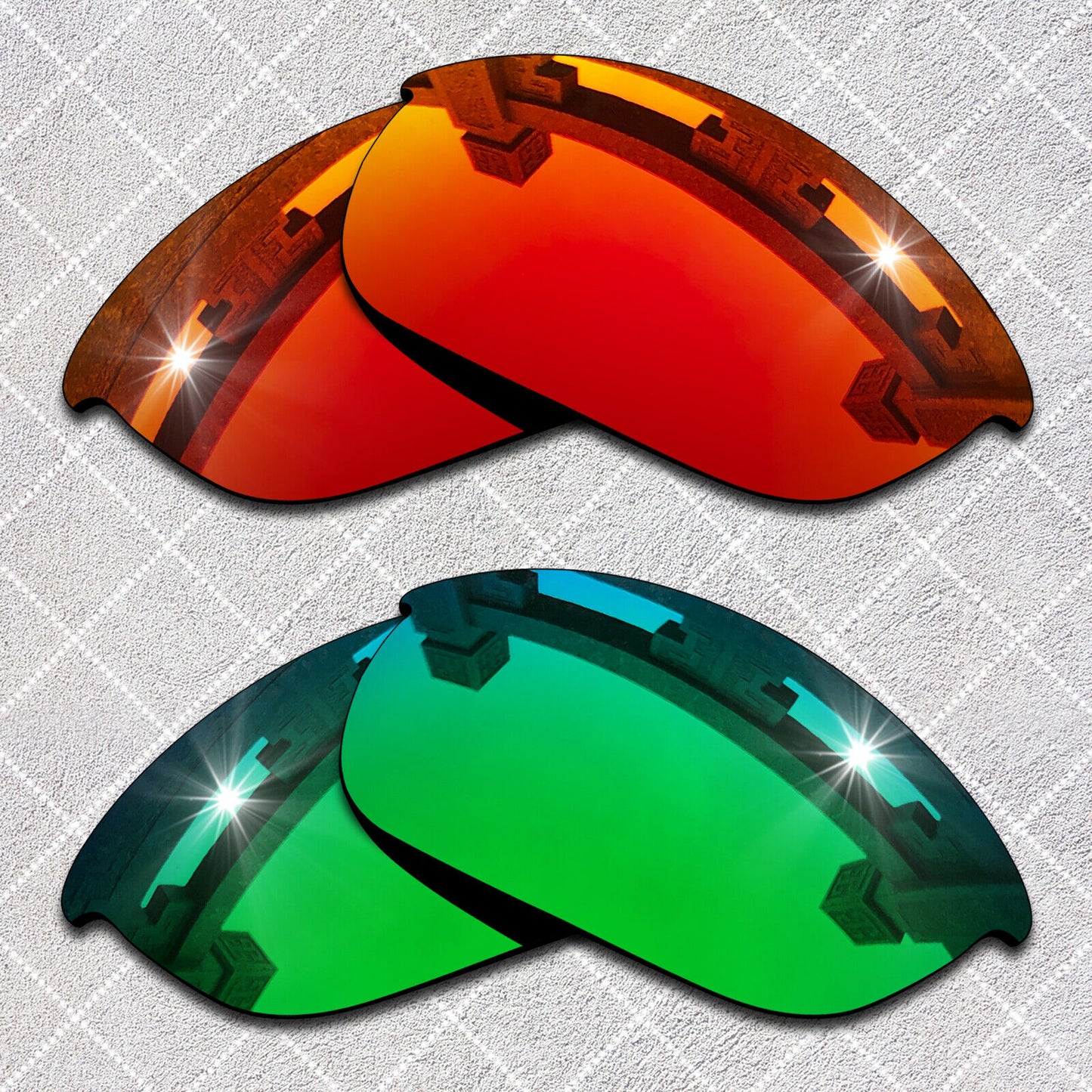 HeyRay Replacement Lenses for Half Jacket Sunglasses Polarized - Options