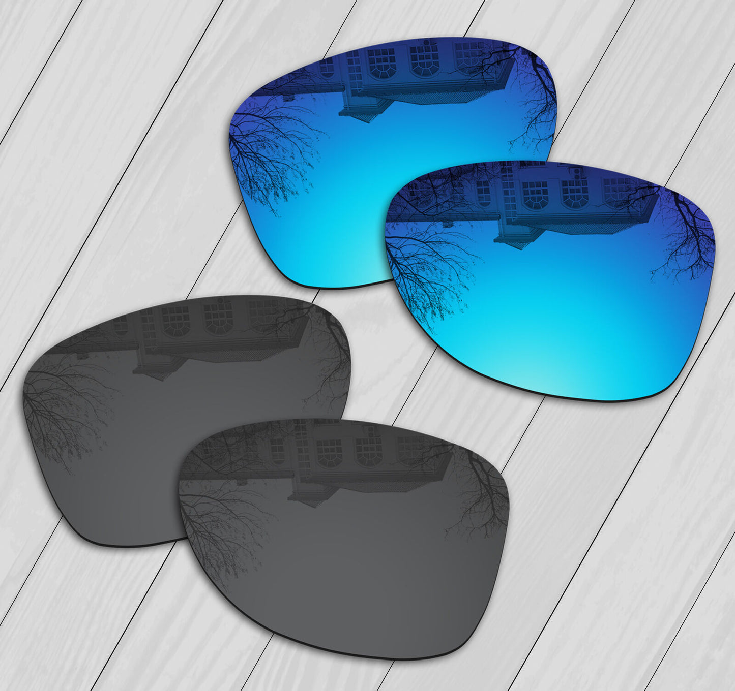 POLARIZED Replacement Lenses For-Oakley Crosshair 2012 Sunglasses Anti-Scratch