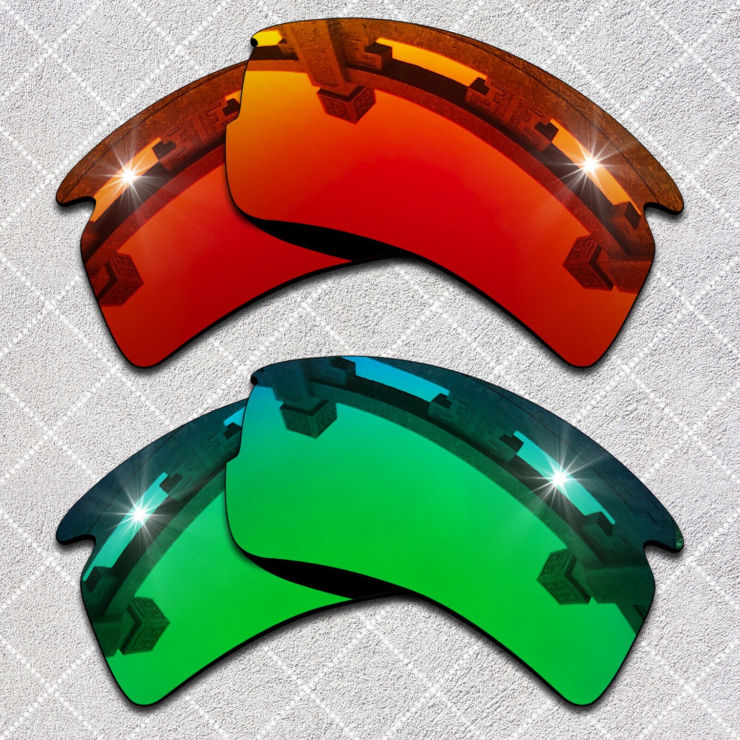 HeyRay Replacement Lenses for Flak 2.0 XL OO9188 Sunglasses Polarized - Options