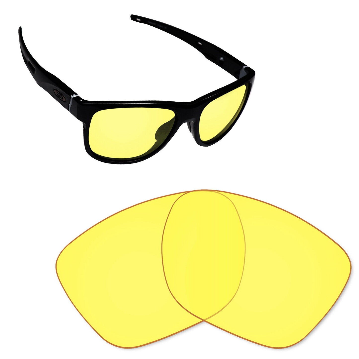 Hawkry Polarized Replacement Lens for-Oakley Crossrange XL Sunglass