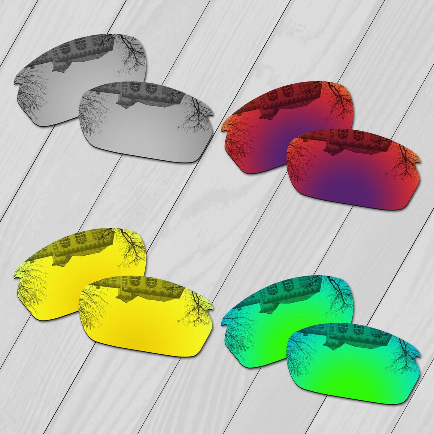POLARIZED Replacement Lot Lenses For-Oakley Commit SQ OO9086 Anti-Scratch