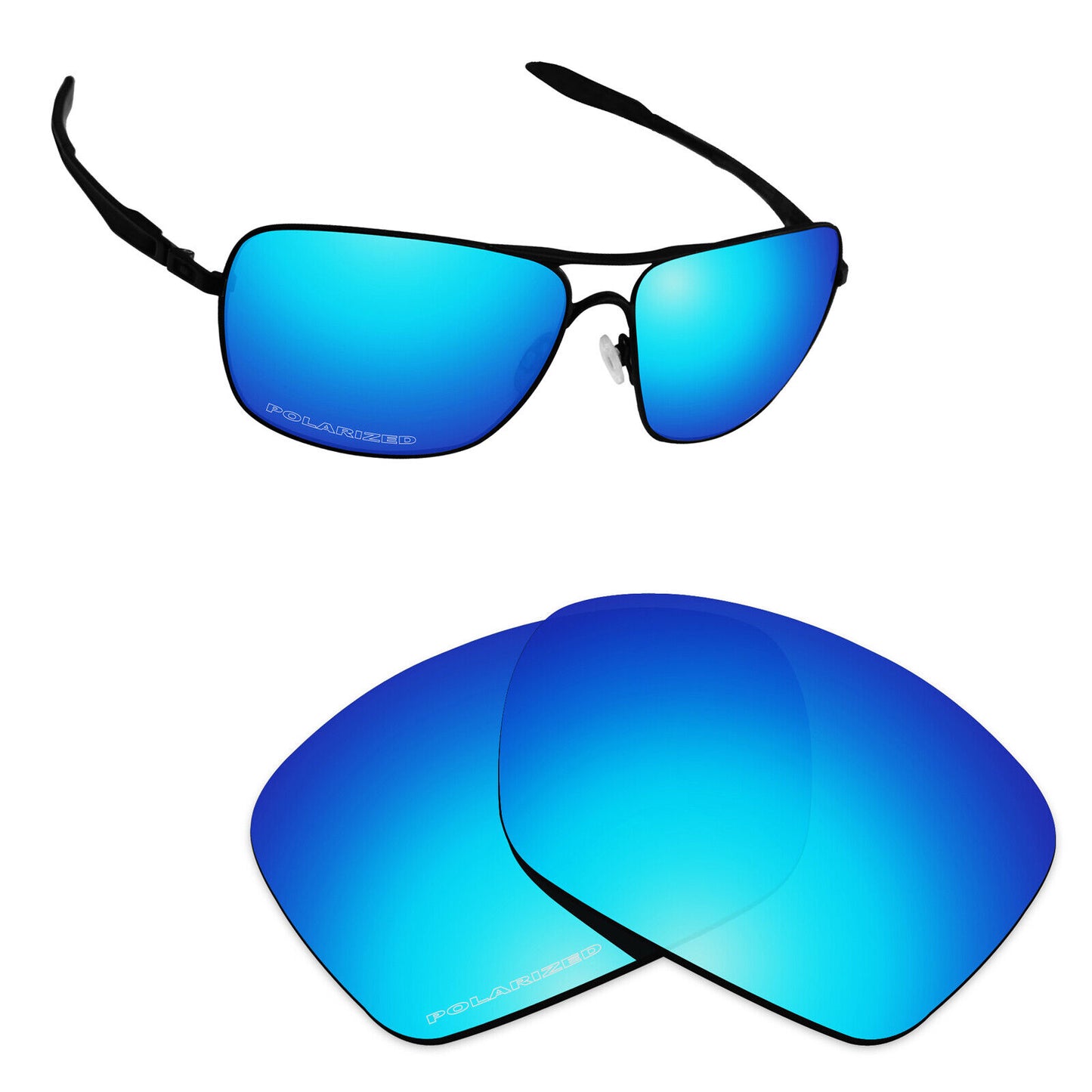 Hawkry Polarized Replacement Lens for-Oakley Plaintiff Squared OO4063 - Multiple